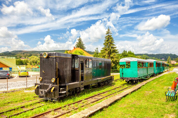 Schmalspurbahn, Sovata, Câmpul Cetăţii, Rumänien 