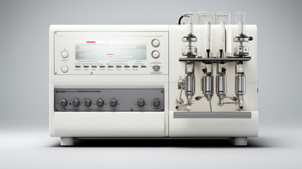 Obraz premium Gas chromatograph isolated on white background