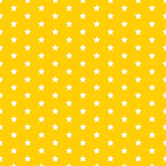 abstract white star pattern with yellow backgroun, perfect for background, wallpaper