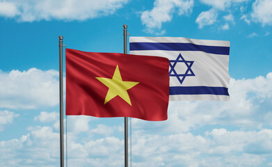 Israel and Vietnam flag