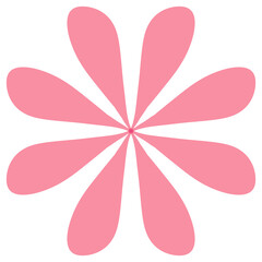 pink flower illustration