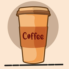 Coffee cup icon Vector illustrator design