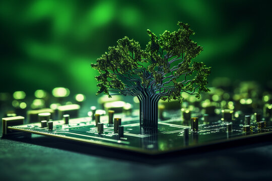 green technology wallpaper