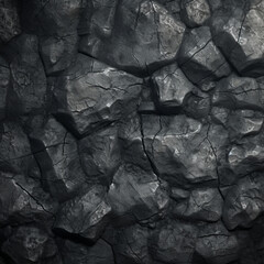 Black and white rocks - Seamless texture