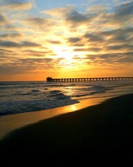 Atardecer en la playa