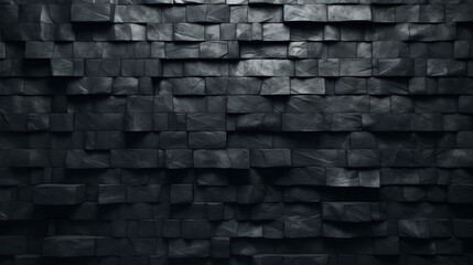 A monochrome wall made of blocks - Seamless texture