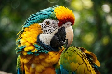 Fototapeta premium blue and yellow macaw
