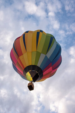 Hot Air Balloon Festival with colorful balloons