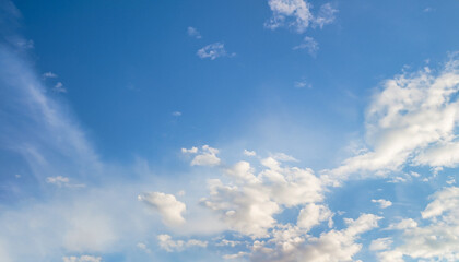 blue sky with clouds