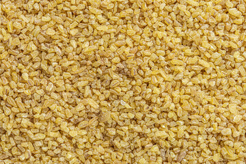 bulgur wheat background. bulgur wheat texture. top view