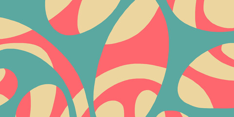Colorful shape and movement concept, abstract background