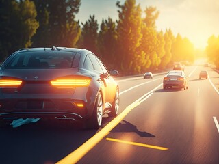 Adaptive cruise control in the future will. ai generative