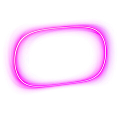 Neon Frame Pink Effect Art
