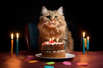 happy birthday cat