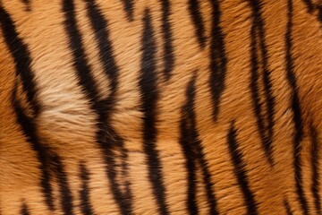 Beautiful seamless pattern with tiger fur skin, wild nature endless texture rapport textile template.