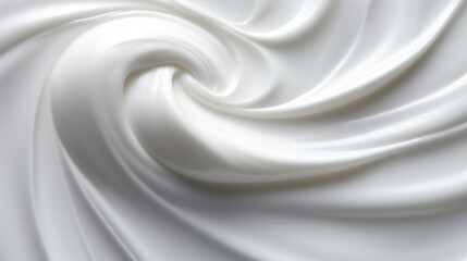 close up of a white cream