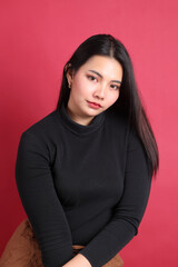 Fototapeta premium Woman in Red