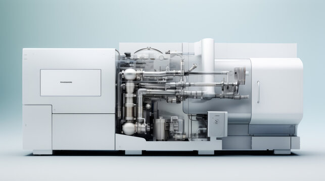 Mass spectrometer isolated on white background