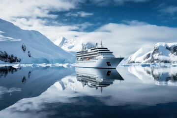 Antarctica cruise. Generate Ai