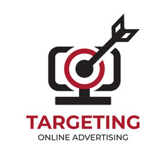 Fototapeta na wymiar Vector set of target, marketing logos