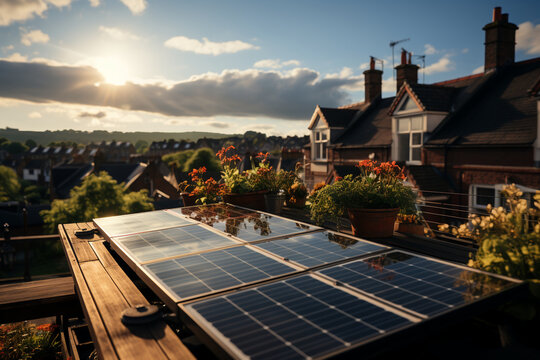 solar panel system for energy economy