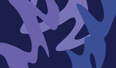  Abstract background with violet waves, vector illustration.