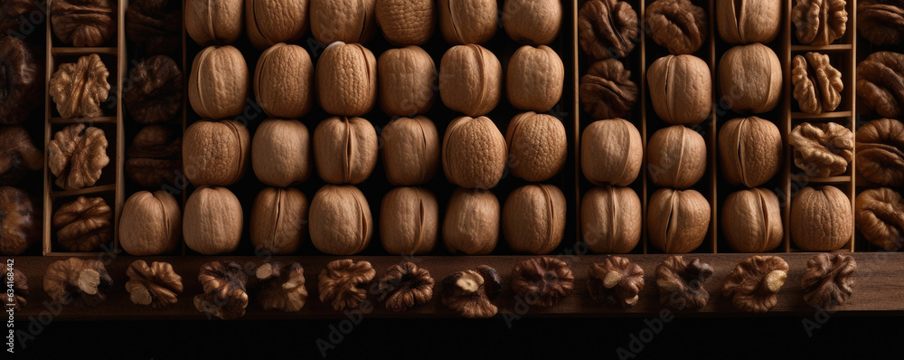 Poster nutmeg and walnuts add a unique flavor to each bar