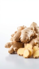 Fototapeta na wymiar Ginger Magic: Infusing Aromatic Bliss into Cuisin