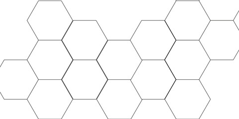Pattern with hexagons. Abstract background with lines. Modern simple style hexagonal graphic concept. Background with hexagons.