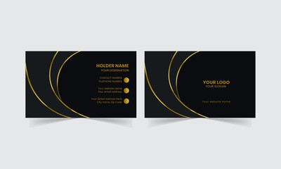 Creative Corporate Business card design, Luxury Stylish Business card