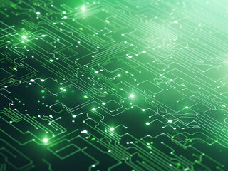 Green digital background: meshing illustration, tech, and modern wallpaper visuals.