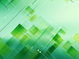 Fototapeta na wymiar Network-focused green digital background: art, technologies, and sleek design.