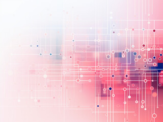 Pink digital background: synthesis of network, modern design.