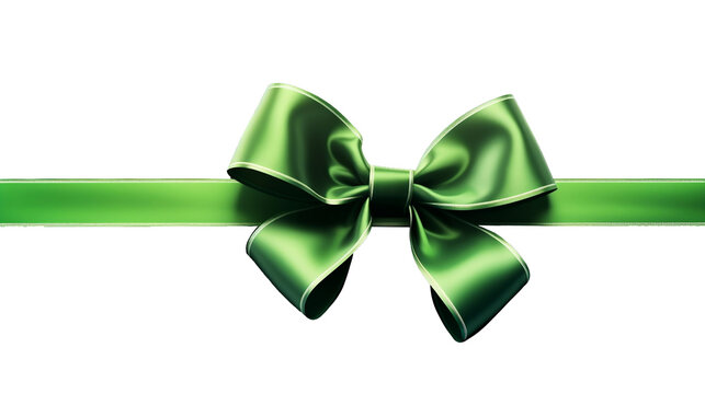 Green Ribbon, gift ribbon