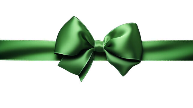 Green Ribbon, gift ribbon