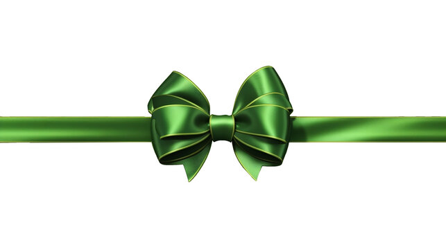Green Ribbon, gift ribbon