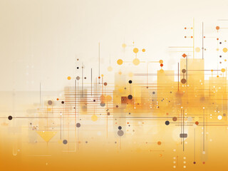 Yellow digital background, art's illumination.