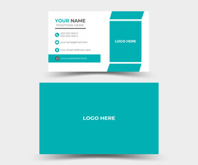 business card corporate official minimal creative abstract professional informative business card design. Modern Creative & Clean business style business card.
