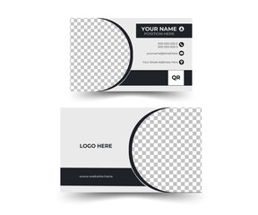 business card design template . Creative and modern business card template .