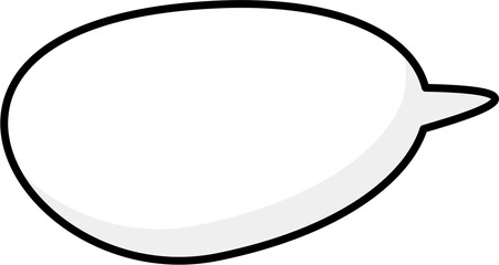 speech bubble balloon icon sticker memo keyword planner text box banner, flat png transparent element design