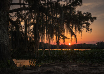 Sunset at the Tchefuncte River