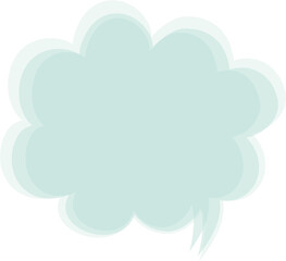 Obraz premium speech bubble balloon green color icon sticker memo keyword planner text box banner, flat png transparent element design