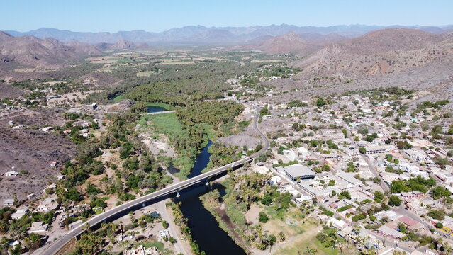 PHOTOGRAPHY WITH DRONE IN HEROICA MULEGE BAJA CALIFORNIA SUR MEXICO
