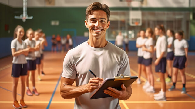 Sports Teacher Images Browse 75 Stock Photos Vectors and Video Adobe Stock