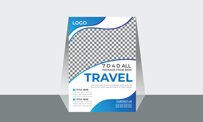
Travel Flyer, Modern Travel Flyer Template Design bundle,Travel flyer template, Travel flyer or poster brochure design layout, of illrustator 