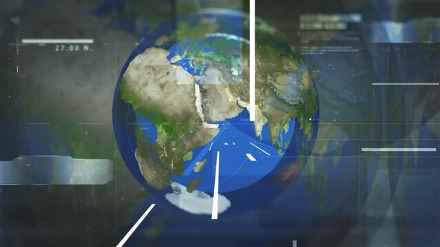 Business background Earth Connectivity 3D rendering