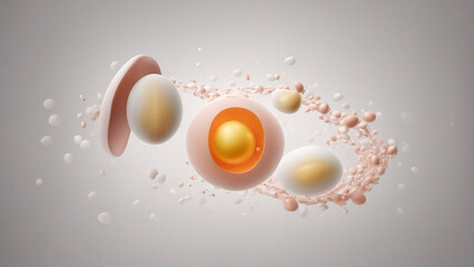 Naklejka na ściany i meble illustration of an egg