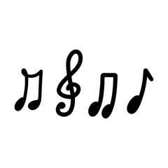 Musical Notes Doodles