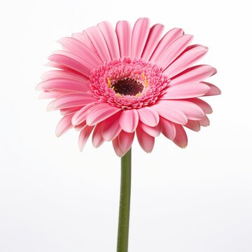 Gerbera Daisy on a plain white background - isolated stock pictures Lavender_on_a_plain_white_background - isolated stock pictures