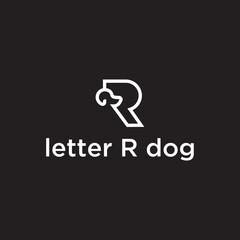 letter r dog Logo Icon Design Vector Stock. letter r dog Logo Icon Design. letter r dog Logo Icon Design Template